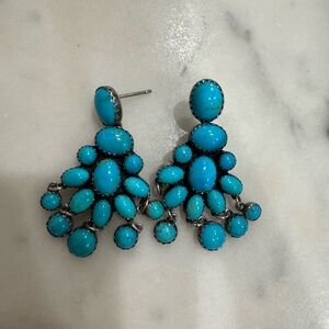 Turquoise Chandelier Earrings